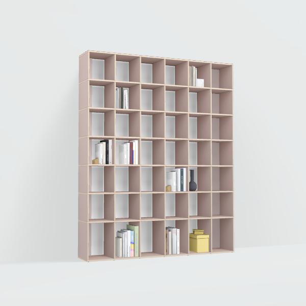 Bookcase in Pink