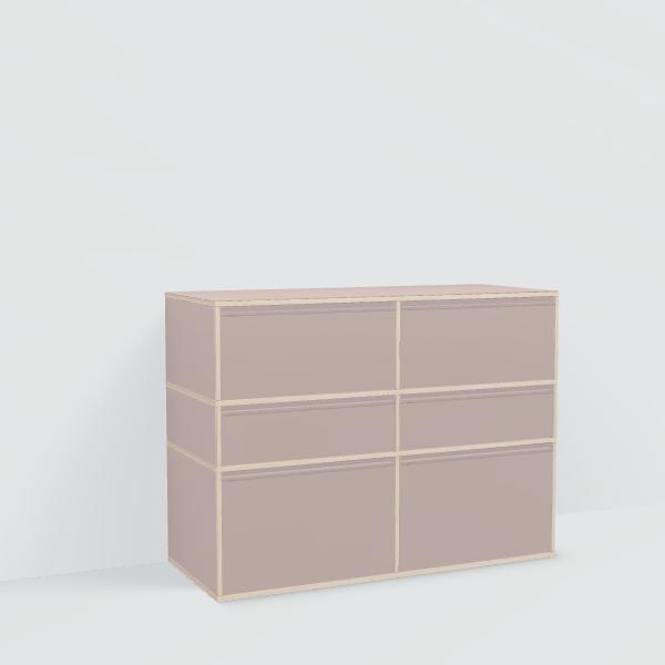 Chest Of Drawers in Pink