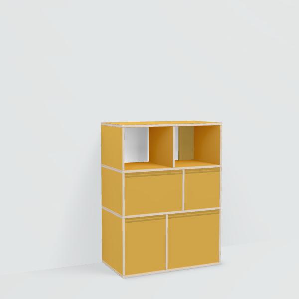 Chest Of Drawers in Yellow