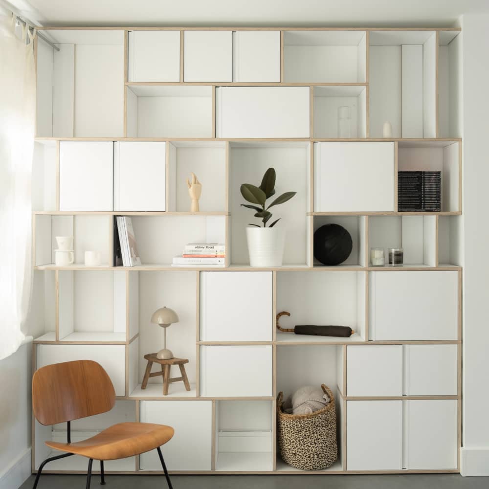 Large Wall Storage in White
